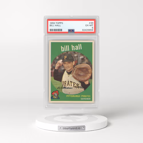 1959 Topps #49 Bill Hall (PSA 6 EX-MT)