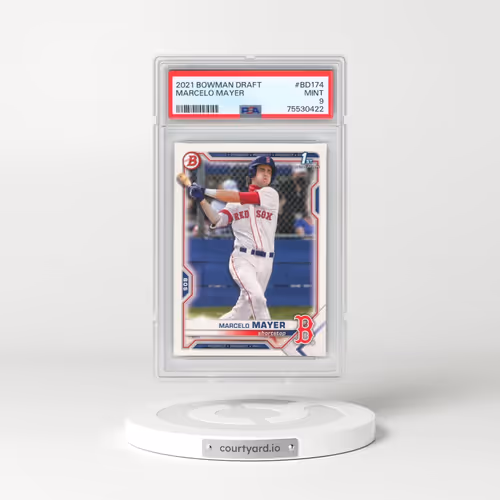 2021 Bowman Draft #BD174 Marcelo Mayer (PSA 9 MINT)