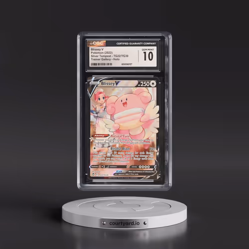 2022 Silver Tempest #TG22/TG30 Blissey V - Trainer Gallery Holo (CGC 10 GEM MINT)