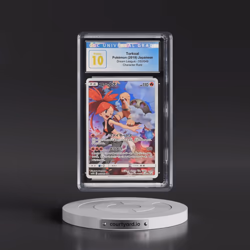 2019 Dream League #050/049 Torkoal - Character Rare Holo (CGC 10 PRISTINE)
