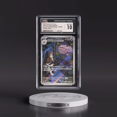 2025 Glory of the Rocket Gang - sv10 #105/098 Team Rocket's Weezing - Art Rare Holo (CGC 10 GEM MINT
