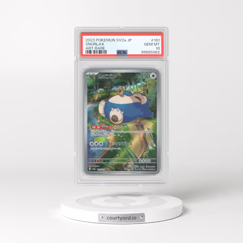 2023 Pokémon Sv2a-Pokemon 151 #181 Snorlax - Art Rare (PSA 10 GEM MINT)