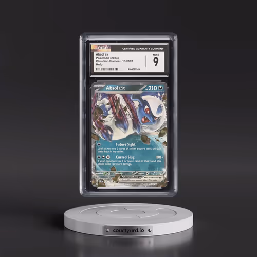 2023 Obsidian Flames - OBF EN #135/197 Absol ex - Holo (CGC 9 MINT)