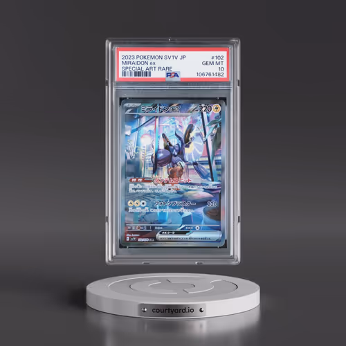 2023 Pokémon Sv1v-Violet EX #102 Miraidon EX - Holo Special Art Rare (PSA 10 GEM MINT)