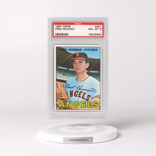 1967 Topps #451 Fred Newman (PSA 8 NM-MT)