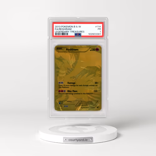 2013 Pokémon Black & White Legendary Treasures #114 Reshiram - Full Art (PSA 1 PR)