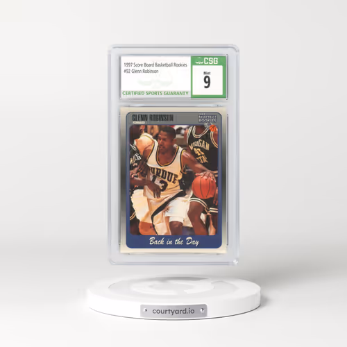 1997 Score Board Rookies #92 Glenn Robinson (CSG 9 MINT)