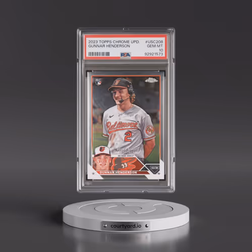 2023 Topps Chrome Update #USC208 Gunnar Henderson (PSA 10 GEM MINT)