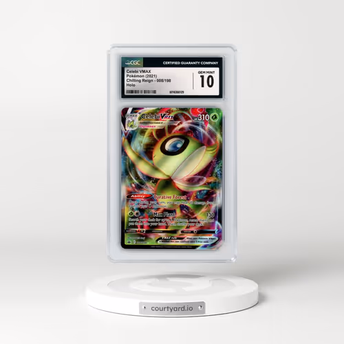 2021 Chilling Reign #008/198 Celebi VMAX - Holo (CGC 10 GEM MINT)