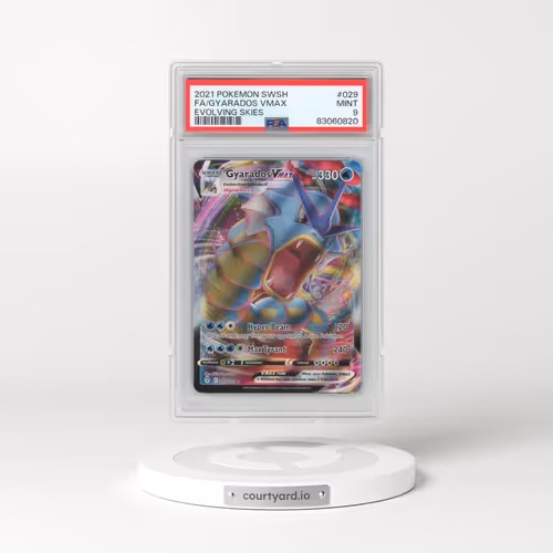 2021 Pokémon Sword & Shield Evolving Skies #029 Gyarados Vmax - Full Art (PSA 9 MINT)