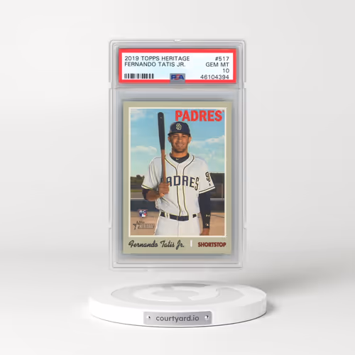 2019 Topps Heritage #517 Fernando Tatis Jr. (PSA 10 GEM MINT)