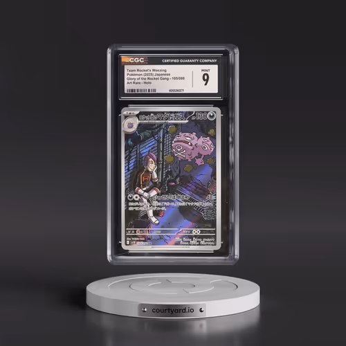 2025 Glory of the Rocket Gang - sv10 #105/098 Team Rocket's Weezing - Art Rare Holo (CGC 9 MINT)
