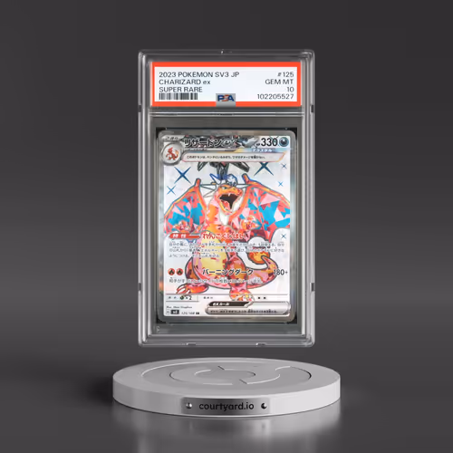 2023 Pokémon SV3-Ruler of the Black Flame #125 Charizard EX - Holo Super Rare (PSA 10 GEM MINT)