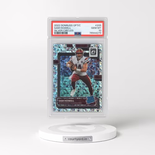 2022 Panini Donruss Optic #205 Sam Howell - Silver Circles (PSA 10 GEM MINT)