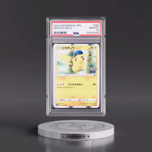 2022 Pokémon Go #028 Pikachu - Holo (PSA 10 GEM MINT)