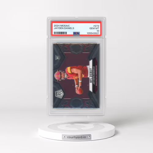 2024 Panini Mosaic #272 Jayden Daniels (PSA 10 GEM MINT)