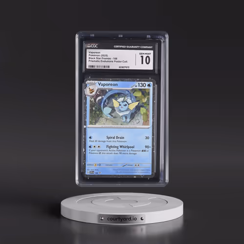 2023 Black Star Promos - Scarlet & Violet SVP EN #168 Vaporeon - Prismatic Evolutions Poster Collect