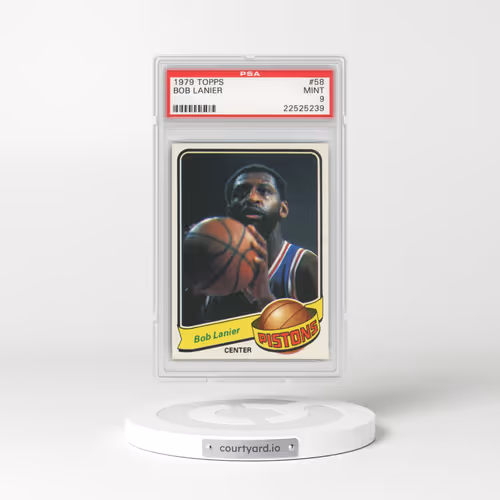 1979 Topps #58 Bob Lanier (PSA 9 MINT)