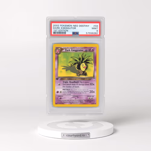 2002 Pokémon Neo Destiny #33 Dark Exeggutor - 1st Edition (PSA 9 MINT)