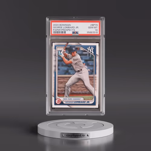 2024 Bowman Paper Prospects #BP79 George Lombard Jr. (PSA 10 GEM MINT)