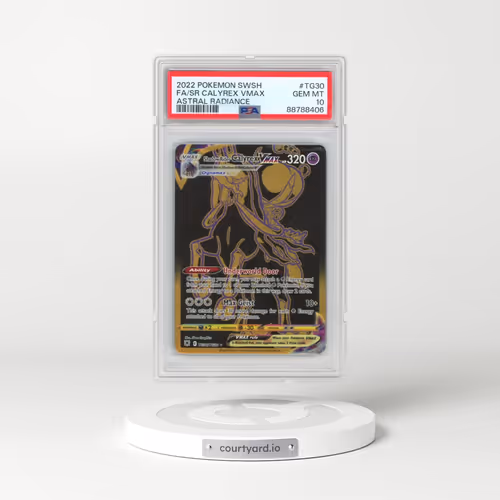 2022 Pokémon Sword & Shield Astral Radiance #TG30 Shadow Rider Calyrex Vmax - Full Art (PSA 10 GEM MINT)