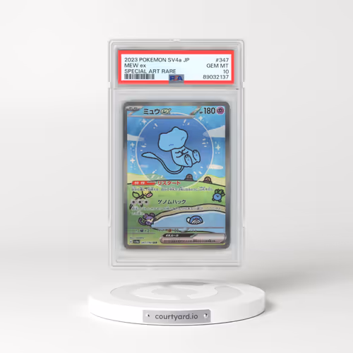 2023 Pokémon Sv4a-Shiny Treasure EX #347 Mew EX - Holo Special Art Rare (PSA 10 GEM MINT)
