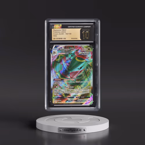 2023 Crown Zenith #102/159 Rayquaza VMAX - Holo (CGC 10 PRISTINE)