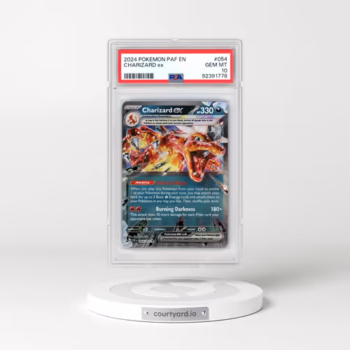 2024 Pokémon Paf EN-Paldean Fates #054 Charizard EX - Holo (PSA 10 GEM MINT)