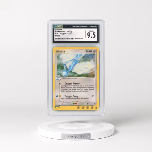 2003 EX Dragon #2 Altaria - Holo e-Card Symbol (CGC 9.5 MINT+)