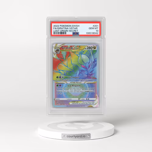2022 Pokémon Sword & Shield Lost Origin #201 Giratina Vstar - Full Art Secret (PSA 10 GEM MINT)
