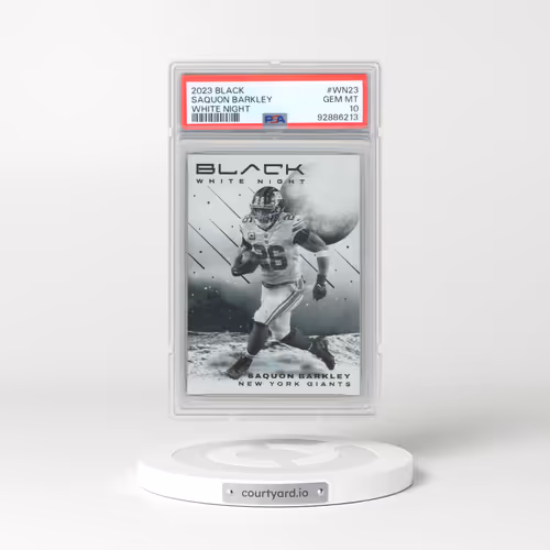 2023 Panini Black White Night #WN23 Saquon Barkley (PSA 10 GEM MINT)