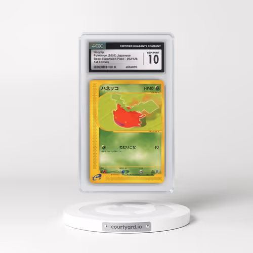 2001 Base Expansion Pack #002/128 Hoppip - 1st Edition (CGC 10 GEM MINT)