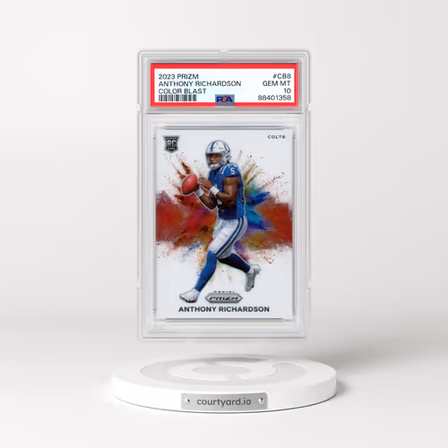 2023 Panini Prizm Color Blast #CB8 Anthony Richardson (PSA 10 GEM MINT)