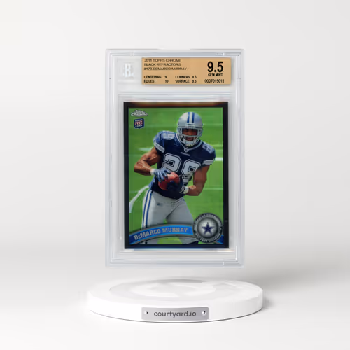 2011 Topps Chrome Black Refractors #173 DeMarco Murray (BGS 9.5 GEM MINT)