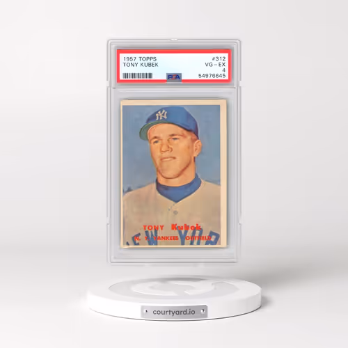 1957 Topps #312 Tony Kubek (PSA 4 VG-EX)