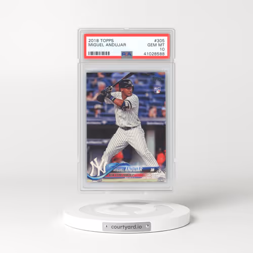 2018 Topps #305 Miguel Andujar (PSA 10 GEM MINT)