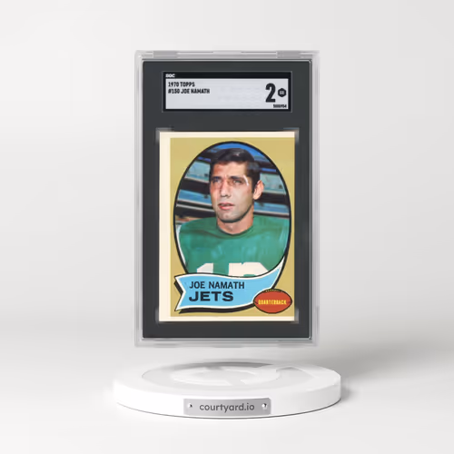 1970 Topps #150 Joe Namath (SGC 2 GOOD)