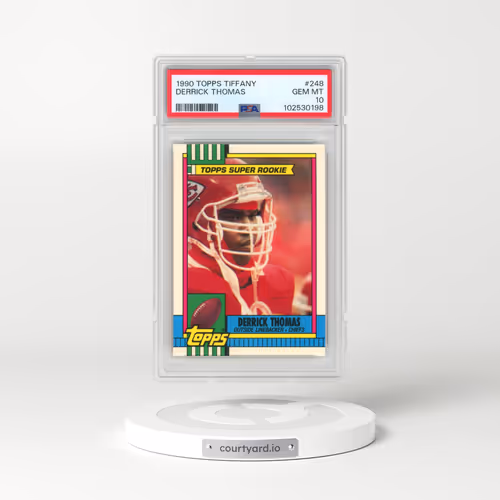 1990 Topps Tiffany #248 Derrick Thomas (PSA 10 GEM MINT)