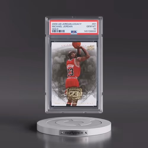 2009 Upper Deck Jordan Legacy Gold #61 Michael Jordan (PSA 10 GEM MINT)