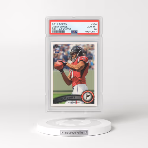 2011 Topps #350 Julio Jones - Ball at Chest (PSA 10 GEM MINT)