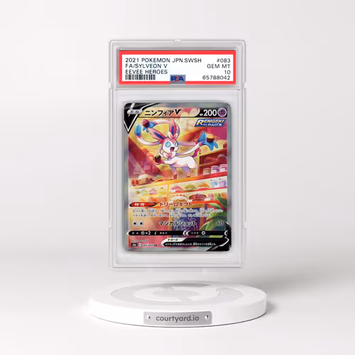 2021 Pokémon Sword & Shield Eevee Heroes #083 Sylveon V - Holo Full Art (PSA 10 GEM MINT)