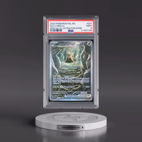 2023 Pokémon Pal EN-Paldea Evolved #257 WO-Chien EX - Holo Special Illustration Rare (PSA 9 MINT)