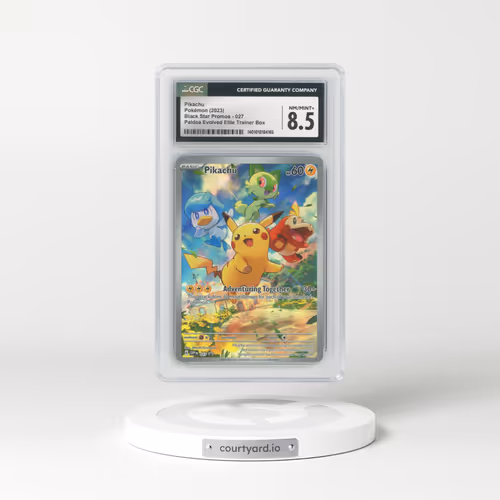 2023 Black Star Promos - Scarlet & Violet SVP EN #027 Pikachu - Paldea Evolved Elite Trainer Box (CGC 8.5 NM-MT+)