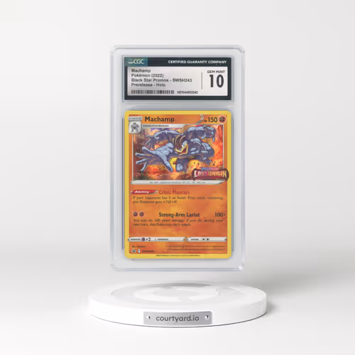 2017 Black Star Promos - Sword & Shield #SWSH243 Machamp - Prerelease Holo (CGC 10 GEM MINT)