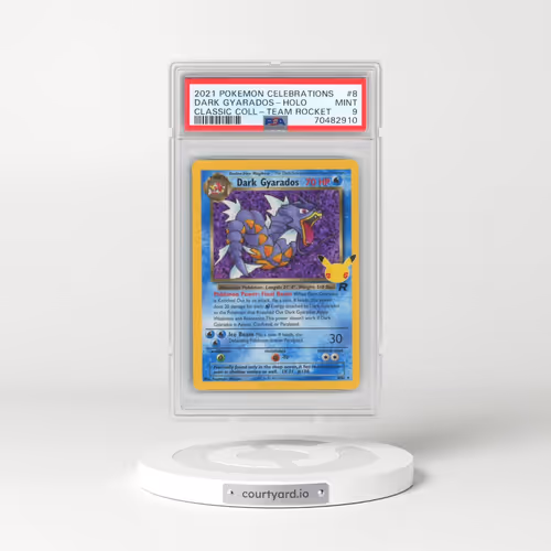 2021 Pokémon Celebrations Classic Collection #8 Dark Gyarados - Holo (PSA 9 MINT)
