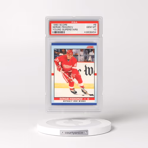1990 Score Young Superstars #9 Sergei Fedorov (PSA 10 GEM MINT)