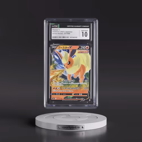 2021 Eevee Heroes #011/069 Flareon V - Holo (CGC 10 GEM MINT)