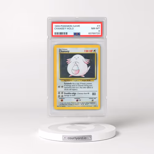 1999 Pokémon Game #3 Chansey - Holo (PSA 8 NM-MT)