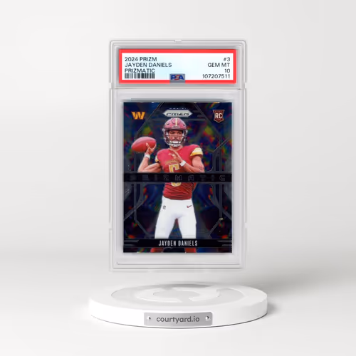 2024 Panini Prizm Prizmatic #3 Jayden Daniels (PSA 10 GEM MINT)