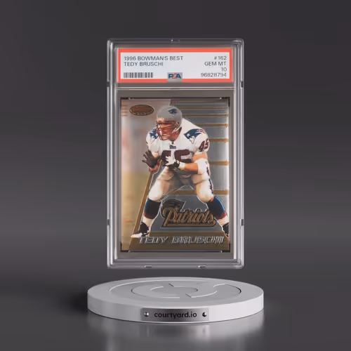 1996 Bowman's Best #162 Tedy Bruschi (PSA 10 GEM MINT)